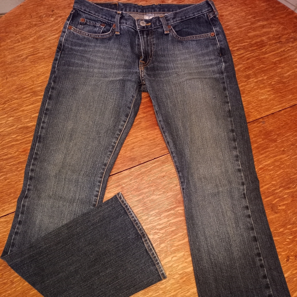 Womans Luck Brand Dungaree Jeans  Mid Rise Flare S - Picture 4 of 4